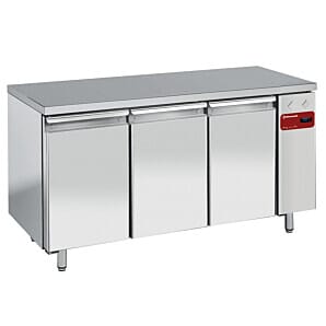 Diamond TPS3B/H 3 Door Stainless Steel Freezer Counter, 550 Litres