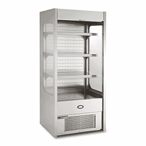 Foster FMSLIM900NG/18-148 Slimline Multideck with Nightblind and Glass End Panels, 900mm