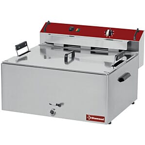 Diamond F16E/D-N Single Basket Countertop Deep Electric Fryer, 9kW