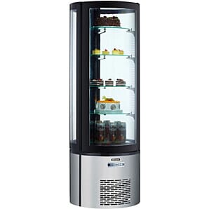 Blizzard CD400R Round Case Cake Display, 360 Litres
