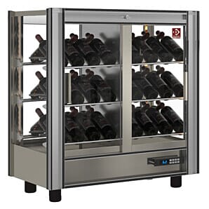Diamond PVV-2/TR-R6 Modulable Refrigerated Wine Cooler, 42 Wine Bottles