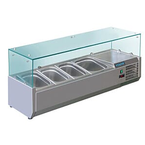 Polar G-Series Countertop Prep Fridge 3x 1/3GN & 1x 1/2GN - GD875