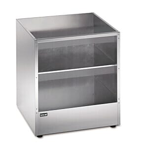 Lincat CN6 Silverlink 600 Free-standing Ambient Open-Top Pedestal without Doors - W 600 mm