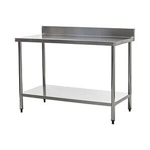 Connecta HEF648 Wall Table with Undershelf, W1800mm x D600mm