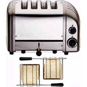 Dualit 2 x 2 Combi Vario 4 Slice Toaster Metallic Charcoal 42170 - CD359
