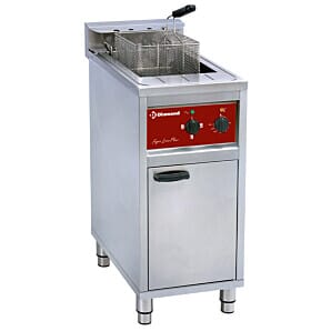Diamond FSM-16E/N Single Basket Freestanding Electric Fryer, 12kW