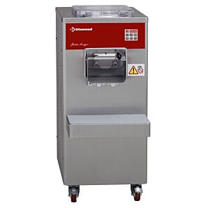 Diamond TGV/35DW Automatic Vertical Ice Cream Turbine Appliance with Water Condenser, 50 Litres per Hour