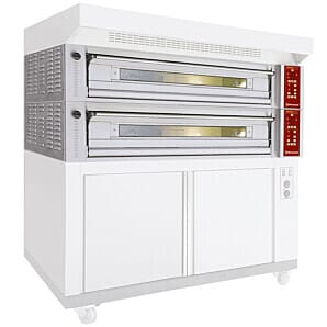Diamond FT4M-18 Electric Modual 2 Chamber Pizza Oven, 4 Pizzas