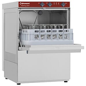 Diamond DC402/6R 400mm Basket Frontloading Glasswasher, 30 Baskets/hour