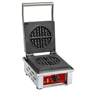 Diamond GEV-4N Electrical Waffle Iron for 4 Rounded waffles, 1.6kW