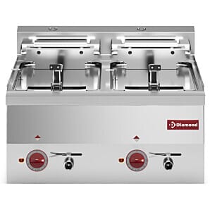 Diamond E60/F20-6T-N Double Basket Countertop Electric Fryer, 15kW