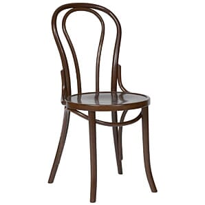 Fameg Bentwood Bistro Side Chairs Walnut Finish (Pack of 2) - CF139