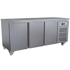 Diamond WR-MGN3-V/R2 3 Door Stainless Steel Refrigerated Counter, 405 Litres