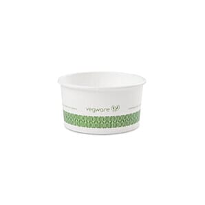 Vegware Compostable Hot Food Pots 170ml / 6oz (Pack of 1000) - (Code: DA589)