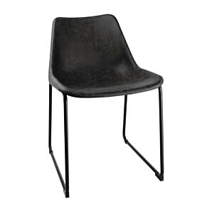 Bolero Rodeo Side Chairs Black (Pack of 2) - FB880