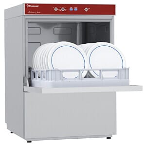 Diamond D86/6 500mm Basket Frontloading Dishwasher, 18 Plates