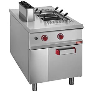 Diamond G1/CPA3 6 Basket Freestanding Gas Pasta Cooker on Neutral Closed Cupboard
