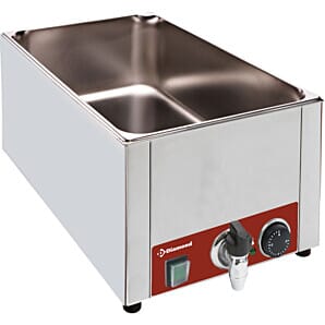 Diamond BMZR/XS Electric Table 1/1 GN Bain Marie, 150mm Deep