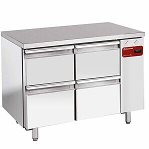 Diamond TS2N/H_2XK1/2-H 4 Drawer Stainless Steel Refrigerated Counter