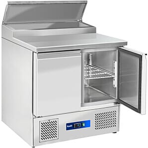 Prodis EC-2PREP 2 Door Compact Refrigerated Preparation Counter with 5 x 1/6 GN Topping Well, 240 Litres
