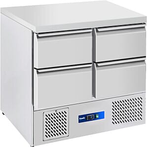 Prodis EC-4DSS 4 Drawer Compact Saladette Counter, 240 Litres