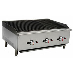 Chefsrange ECB36S Heavy Duty High Performance 36" Gas Radiant Chargrill
