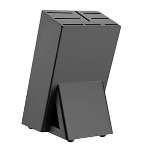 Vogue FS662 Tsuki Black Wooden Knife Block