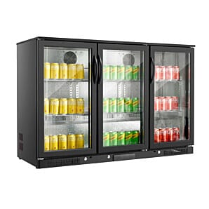 Commercial Hinged Triple Door Bottle Cooler, 274 x 330ml Bottles