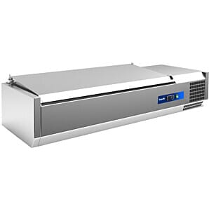 Prodis EC-T12S 4 x 1/3 GN Topping Unit with Stainless Steel Lid, 1200mm