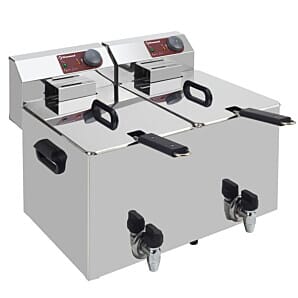 Diamond EF82-KN Double Basket Countertop Electric Fryer, 7kW