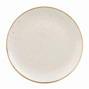 Churchill DK520 Stonecast Round Coupe Plate Barley White 165mm (Pack of 12)