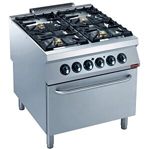 Diamond G22/4BFE8-N 4 Stove Freestanding Gas Range Cooker on Electric Oven, 6kW