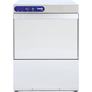 Prodis EV40 400mm Basket Frontloading Commercial Glasswasher with Drain Pump, 16 Pint Capacity