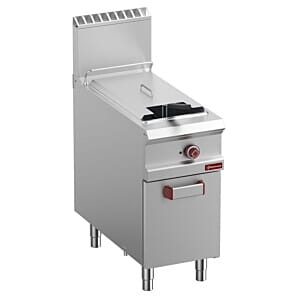 Diamond G9/F21A4-NY Single Basket Freestanding Gas Fryer on Neutral Closed Cupboard