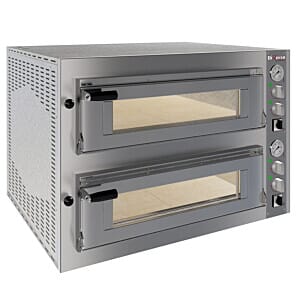 Diamond WR-FD24-MD 2 Deck Electric Pizza Oven, 2 x 4 Pizzas (⌀ 350mm)