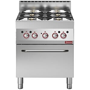 Diamond G65/4BFEV7-230V/3-N 6 Stove Freestanding Gas Range Cooker on Electric Convection Oven, 3.96kW