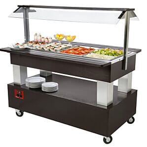 Diamond BSB/4N-B1-R2 Refrigerated Buffet Salad Bar, 4 x 1/1 GN