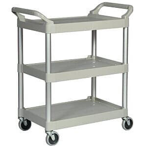 Rubbermaid Compact Utility Trolley Platinum - J859