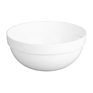 Nisbets Essentials CH399 Nisbets Essentials Polypropylene White Mixing Bowl 3Ltr