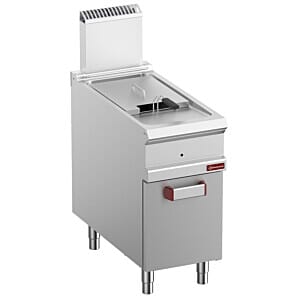 Diamond G9/F18A4-N Single Basket Freestanding Gas Fryer on Closed Cupboard