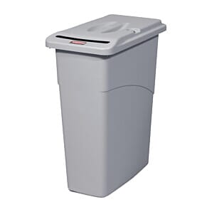 Rubbermaid Slim Jim Confidential Document Container with Lid 87Ltr - CT773