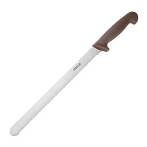 Hygiplas FX118 Hygiplas Slicer Serrated Brown 30cm