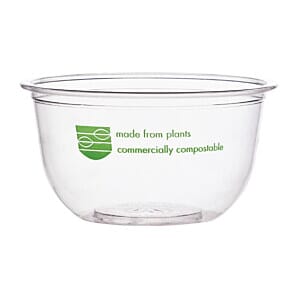 Vegware 96-Series Compostable PLA Deli Pots 8oz (Pack of 1000) - (Code: FS171)