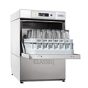 Classeq G350 350mm Basket Frontloading Commercial Glasswasher, 12 Pint Capacity