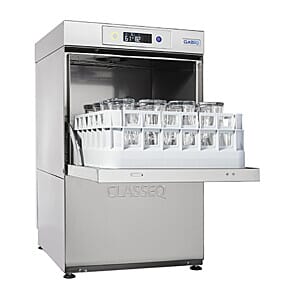 Classeq G400 400mm Basket Frontloading Commercial Glasswasher, 16 Pint Capacity