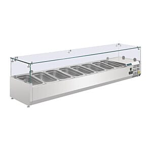 Polar G610 Refrigerated Prep Topper, 8 x 1/4GN, 1800mm