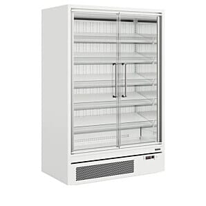Tefcold GALAXY+ GP14FGD WHITE Multideck Display with Doors, 1330mm