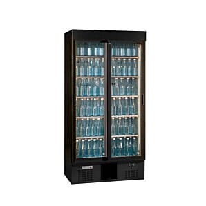 Gamko Maxiglass MG3/500SD Sliding Double Glass Door Upright Bottle Cooler 500ltrs