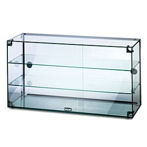 Lincat GC39D Seal Counter-top Glass Display Case - Rear Sliding Doors - W 907 mm