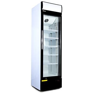 Blizzard GD350 Glass Single Door Upright Mechandiser, 350 Litres